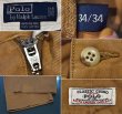 画像3: 【ラルフローレン】POLO RALPH LAUREN【ブラウン】HAMMOND PANT【２タック】【コットンパンツ】【34×34】  (3)