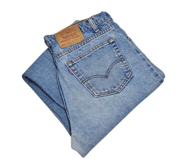 画像1: 90's【ビンテージ】USA製【LEVI'S】【リーバイス５５０】550【テーパード】【リラックスフィット】【デニムパンツ】【36x33】  (1)