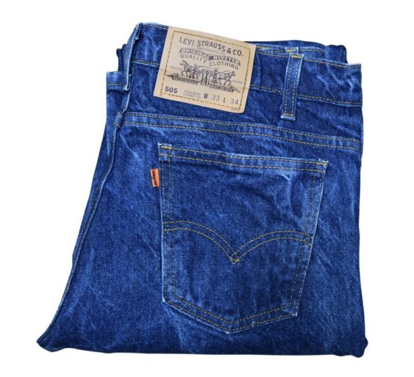 画像1: 90's【USA製】ビンテージ【LEVI'S】【リーバイス505】505【デニムパンツ】【33ｘ34】  (1)