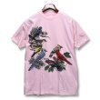 画像2: 80's【デッドストック】【USA製】【ビンテージ】ヘインズ【hanes】【ピンク】【鳥】イラスト【Ｔシャツ】【サイズM】  (2)