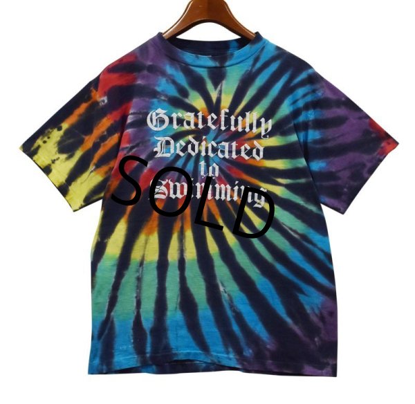 画像1: 【USA製】ビンテージ【SUNDOG】サンドッグ【gretfully to swimming】【タイダイ】【Ｔシャツ】【サイズL】  (1)