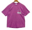 画像1: 90's【USA製】ビンテージ【チャンピオン】【紫】リレハンメルオリンピック【ロゴ】【Ｔシャツ】【サイズM】  (1)