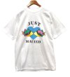 画像1: ほぼ未使用‼ 80’ｓ【USA製】【ビンテージ】【HL MILLER】【JUST MUIED】【魚】【KISS】白【Ｔシャツ】【サイズL】  (1)