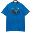 画像1: 90's【USA製】【ビンテージ】ヘインズ【hanes】【jack harter helicopters】ヘリコプター 虹【青】HAWAII【Ｔシャツ】【サイズＬ】  (1)