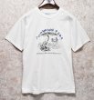 画像1: 90's USA製 ビンテージ【シングルステッチ】【白】【THOMPSON POND】【カモ】【Tシャツ】【サイズM】  (1)