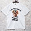 画像1: 80's~【USA製】【ビンテージ】【ONE OF BUDDY'S】【バックプリント付き】【白】【Tシャツ】【サイズL】  (1)