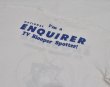 画像4: 【70's〜】【USA製】【ビンテージ】【Hanes】ヘインズ【I’m a National Enquirer TV Blooper Spotter!】【白】【Tシャツ】【サイズＭ】  (4)