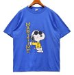 画像1: 80’s【USA製】ビンテージ【ARTEX】スヌーピー【MARITIME】マリタイム【青】【Tシャツ】【サイズL】   (1)