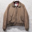 画像1: ビンテージ【BARACUTA】【バラクータ】【ブラウンｘ裏地赤チェック】【中綿入り】ジップアップブルゾン【ＵＳ44Ｒ】  (1)