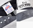 画像2: 【E＆J AUTO WORKS】E＆Jオートワークス【白×黒】【トラッカーキャップ】   (2)