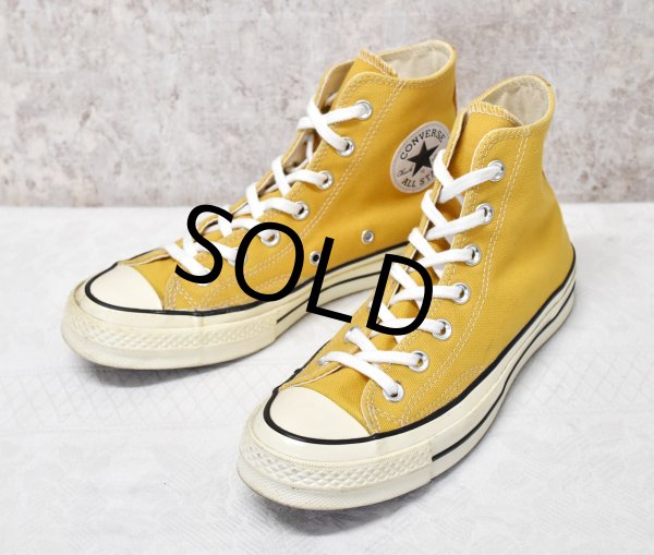 画像1: 【コンバース】CONVERSE【ALL STAR 】チャックテイラー【山吹色】【ハイカット】【サイズ 5 1/2 (24.5ｃｍ)】  (1)