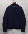 画像1: 【ラルフローレン】【POLO RALPH LAUREN】【紺ｘ襟裏ベージュ】【ブルゾン】スウィングトップ【サイズＬ】  (1)