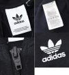 画像2: 【ビンテージ】【アディダス】adidas【黒×白ライン】ジャージ【トラックジャケット】【トラックジャージ】【サイズＬ】  (2)