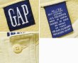 画像2: 【ビンテージ】【オールドギャップ】GAP【クリームイエロー】【ヘンリーネック】【スウェット】【サイズＸＬ】  (2)