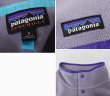 画像2: 【パタゴニア】patagonia【紫】トリコロール【シンチラフリース】【スナップT】【フリースジャケット】【サイズS】  (2)