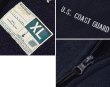 画像3: ビンテージ【Wear Guard】【USCG】【紺】【フリースブルゾン】ジップアップジャケット【サイズＸＬ】  (3)