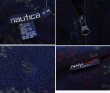 画像2: 90's USA製【nautica】ノーティカ【紺×チェック】【ハーフジップ】【フリースジャケット】【サイズM】  (2)