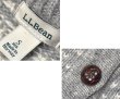 画像2: ノルウェー製【L.L.Bean】【ＬＬビーン】【バーズアイ】【グレー×白】【ウールカーディガン】【レディースＳ】  (2)