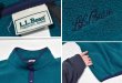 画像2: 【ビンテージ】【LL Bean】LLビーン【緑×紺】プルオーバーフリース【スナップTフリース】【L程度】  (2)