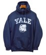 画像1: 【ビンテージ】YALE【YALE大学】【イエール大学】紺【ブルドッグ】【カレッジロゴパーカー】【サイズL】  (1)