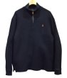 画像1: 【ラルフローレン】POLO RALPH LAUREN【黒】【無地】【ハーフジップ】【コットンセーター】【サイズXL】   (1)