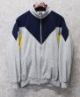 画像1: ~90's【未使用】【ACTIVE WEAR】アクティブウェア【グレー×紺×黄色】トラックジャージ【スウェットジャージ】サイズL  (1)