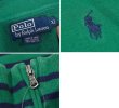 画像2: 【ラルフローレン】POLO RALPH LAUREN【緑×紺ライン】【ハーフジップ】【スウェット】【サイズXL】  (2)