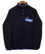 画像1: 【パタゴニア】patagonia【黒×紫】【シンチラフリース】【スナップT】【フリース】【レディースＬ】  (1)