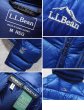 画像2: L.L.Bean【ＬＬビーン】【青】【プリマロフト】【パッカウェイ】 【ナイロンジャケット】【サイズM-R】  (2)