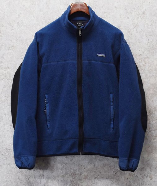 画像1: 90's 【パタゴニア】 patagonia【パーシャルエクリプス】【PEF】【フリースジャケット】【紺×黒】【サイズＬ】  (1)