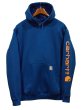 画像1: 【ビンテージ】【カーハート】carhartt【青】ロゴ入り【パーカー】【サイズ Ｍ】  (1)