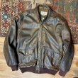 画像1: ~80's【USA製】【ビンテージ】【ＬＬビーン】【L.L.bean】A－２タイプ レザージャケット【サイズ４４TALL】  (1)