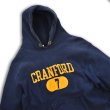 画像4: 【70's】【USA製】【ビンテージ】【チャンピオン】【Champion】CRANFORD 7【単色タグ】【紺】【リバースウィーブパーカー】【サイズM】  (4)