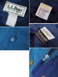 画像2: 80's【L.L.Bean】ＬＬビーン【セルリアンブルー】【windy ridge jacket】中綿入り ゴアテックス バギーズジャケット   (2)