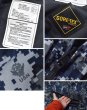 画像2: 【米軍実物】U.S.NAVY【WORKING PARKA】紺 デジカモ 【ゴアテックスパーカー】【Ｓ－Ｒ】  (2)