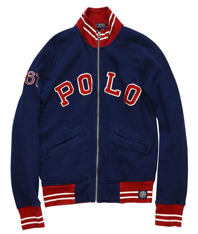 ビンテージ】【ラルフローレン】【POLO ralph lauren】【紺×赤