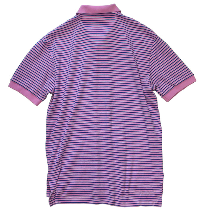 ラルフローレン ピンク 紺 白 ボーダー柄 ポロシャツ サイズｓ 八千代の古着屋