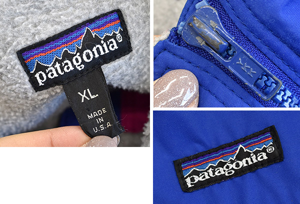 USA製【パタゴニア】patagonia【青×グレー】【シェルドシンチラ