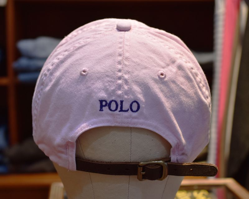 ポロ ラルフローレン キャップ 帽子 (FREE) ネイビー・ピンク - 帽子