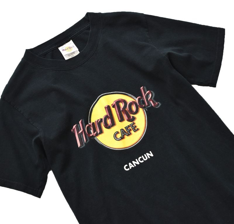 ビンテージ】【ハードロックカフェ】【黒】【CANCUN】Tシャツ 【サイズ