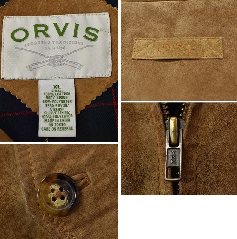 ビンテージ】ORVIS【オービス】【ブラウン】スエード【スウェード ...