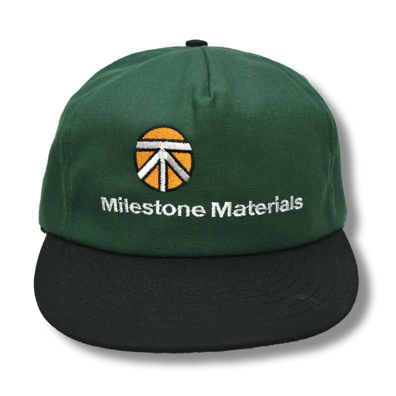 USA製】【デッドストック】【milestone materials】【緑×黒】【ベース