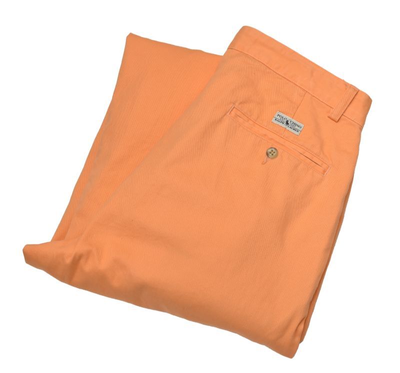 【ラルフローレン】【polo Ralph Lauren】オレンジ【ANDREW PANT】【２タックコットンパンツ】【30X32】