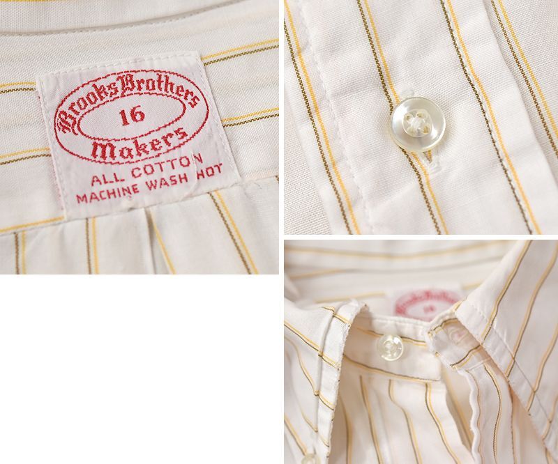 ブルックスブラザーズ　makers vintage 白シャツ