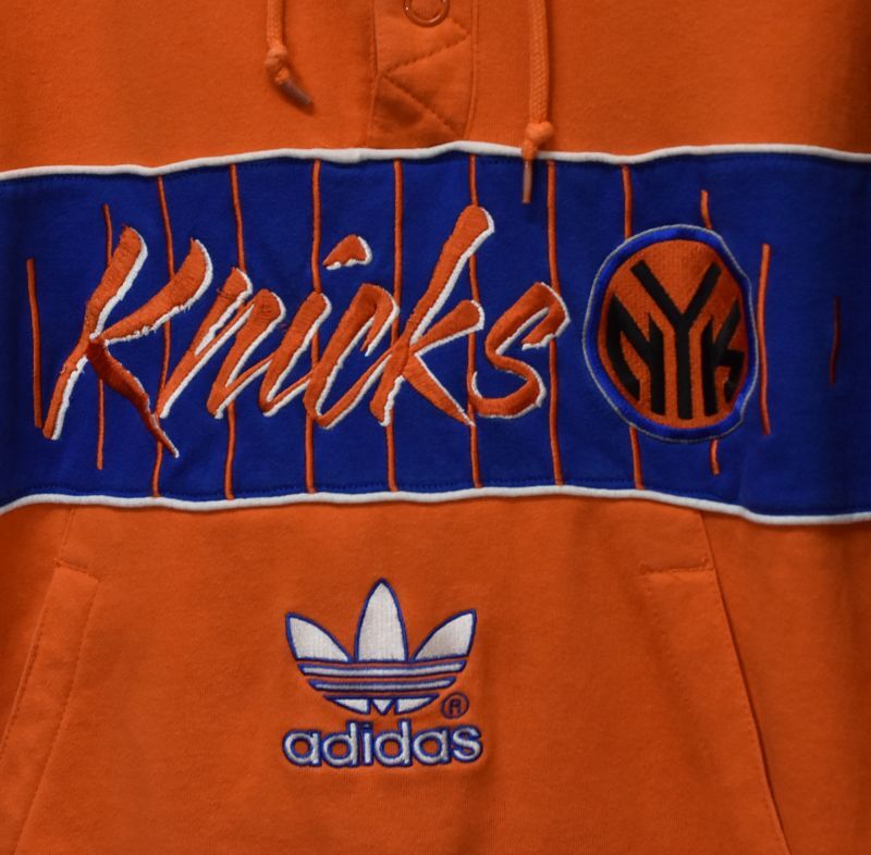 アディダス】adidas【NBA】【ニューヨーク・ニックス】オレンジｘ青