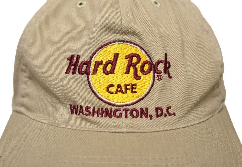 デッドストック】【Hard Rock cafe】 【ハードロックカフェ】【ベージュｘエンジ】【ＢＢキャップ】  千葉県八千代市勝田台の古着屋ノーウェイホーム