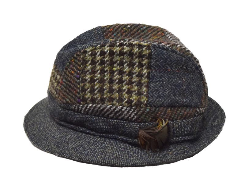 アイルランド製】ビンテージ【hats of ireland】ツイード ウールハット 