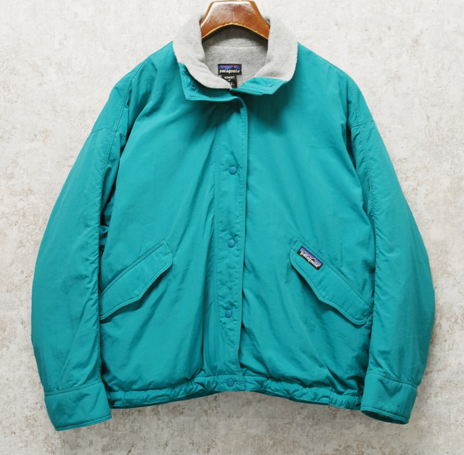 90's【USA製】ビンテージ【パタゴニア】patagonia 【雪無しタグ】 ターコイズ【ソフトシェルキャプリーン】レディース古着  28169【サイズW-M】 千葉県八千代市勝田台の古着屋ノーウェイホーム